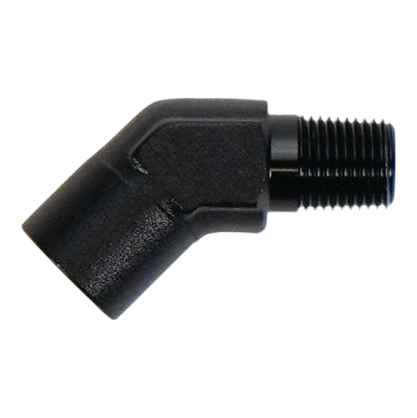 DeatschWerks - DeatschWerks 6-02-0919-B DeatschWerks 1/8in NPT Female to 1/8in NPT Male 45-Degree Fitting