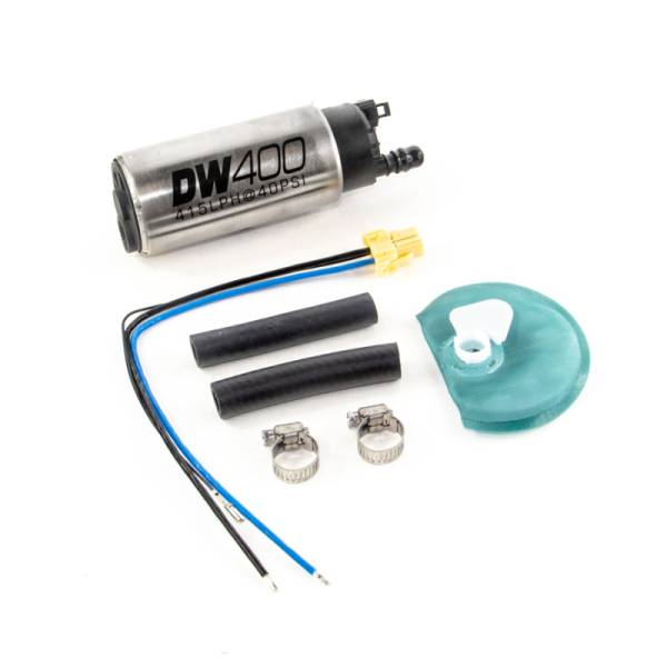 DeatschWerks - DeatschWerks 9-401-1001 DeatschWerks 415LPH DW400 In-Tank Fuel Pump w/ Universal Set Up Kit
