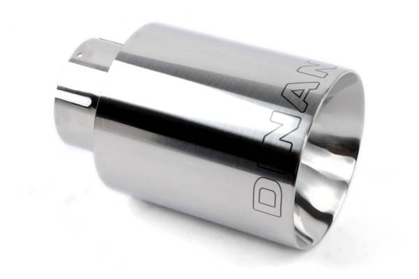Dinan - Dinan D663-0555-BOX Dinan Double-Walled 4" Clamp-On Exhaust Tip (Polished)