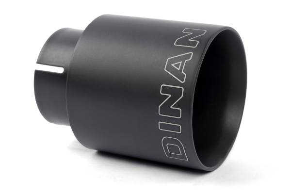 Dinan - Dinan D663-0638-BOX Dinan Double-Walled 4" Clamp-On Exhaust Tip (Black Ceramic)