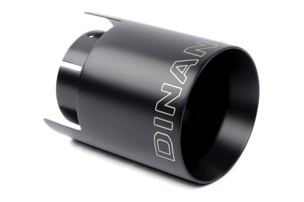 Dinan - Dinan D663-0644-BOX Dinan Double-Walled 4.5" Clamp-On Exhaust Tip (Black Ceramic)
