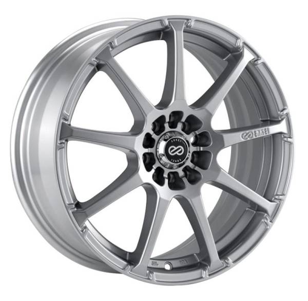 Enkei - Enkei 441-770-0145SP Enkei EDR9 17x7 4x100/114.3 45mm Offset 72.6 Bore Diameter Silver Wheel