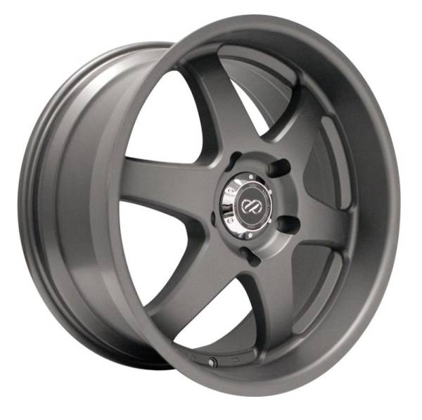 Enkei - Enkei 470-780-8335GM Enkei ST6 17 x 8 35mm Offset 6x139.7 Bolt Pattern 78mm Bore Dia Matte Gunmetal Wheel