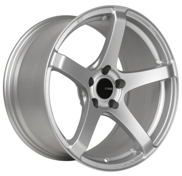 Enkei - Enkei 476-780-6540SP Enkei Kojin 17x8 40mm Offset 5x114.3 Bolt Pattern 72.6mm Bore Dia Matte Silver Wheel