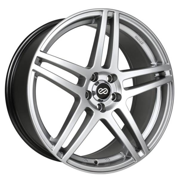 Enkei - Enkei 479-670-8038HS Enkei RSF5 16x7 38mm Offset 5x100 Bolt Pattern 72.6mm Bore Dia Hyper Silver Wheel