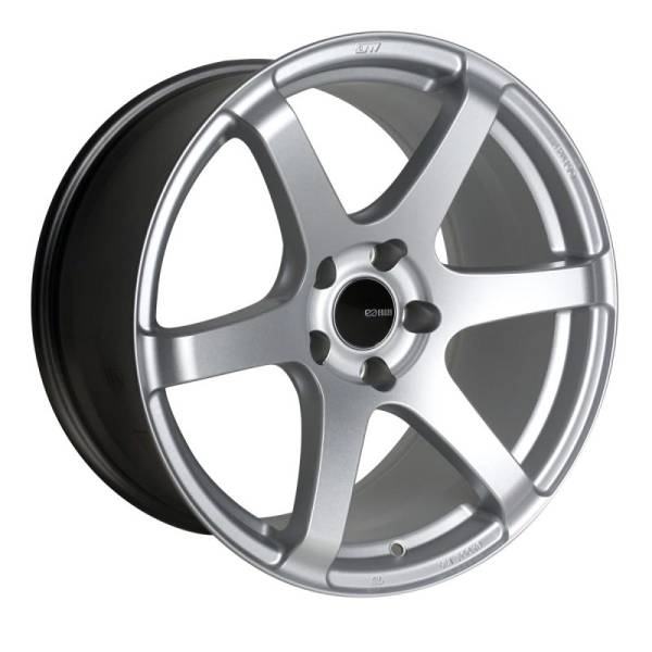 Enkei - Enkei 485-780-6535SP Enkei T6S 17x8 35mm Offset 5x114.3 Bolt Pattern 72.6 Bore Matte Silver Wheel