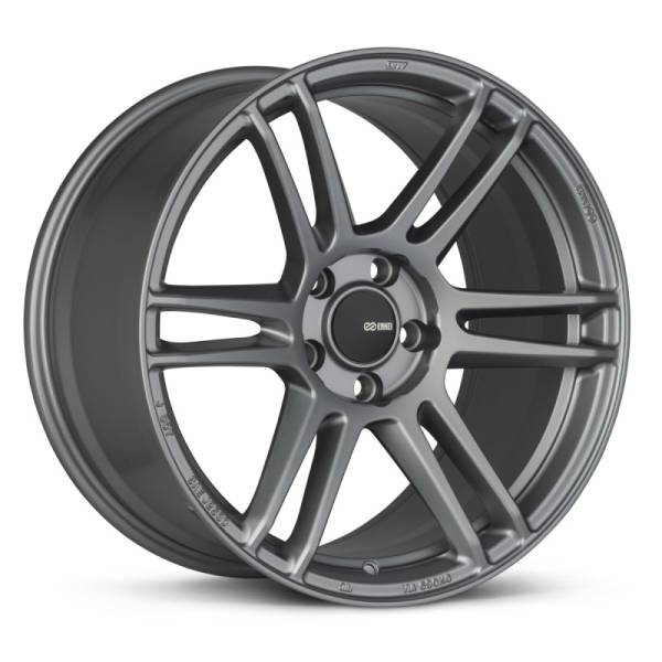 Enkei - Enkei 530-885-6538GR Enkei TSR-6 18x8.5 5x114.3 38mm Offset 72.6mm Bore Titanium Gray Wheel