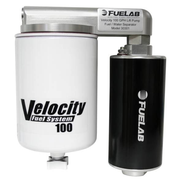 Fuelab - Fuelab 30302 Fuelab 01-10 Duramax 2500/3500 Diesel Velocity Series High Performance Lift Pump 100 GPH 8 PSI
