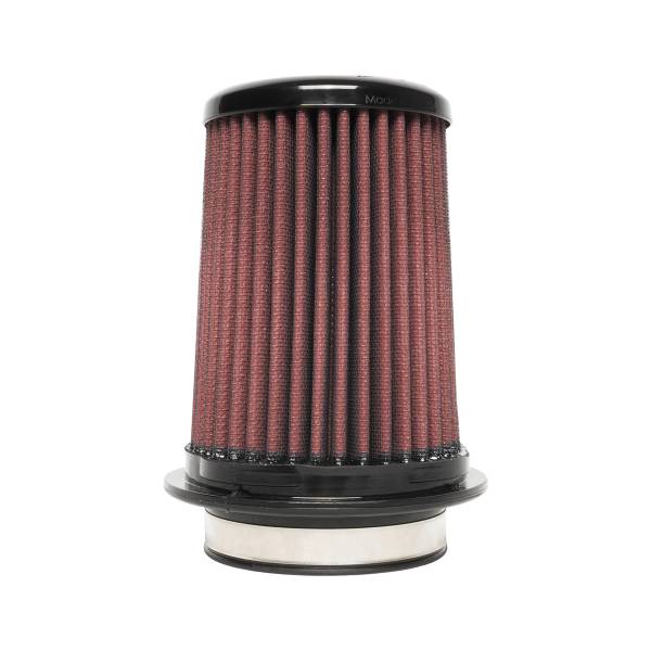 Injen - Injen X-1135-BR Injen 8-Layer Oiled Cotton Gauze Air Filter w/ Twist Lock - 3.5in ID / 5.5in Base / 6.3in H