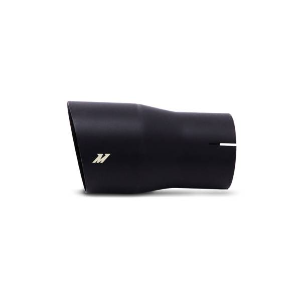 Mishimoto - Mishimoto MMEXH-TIP-SWBK Mishimoto Clamp-On Single Wall Exhaust Tip 5in Outlet - Black