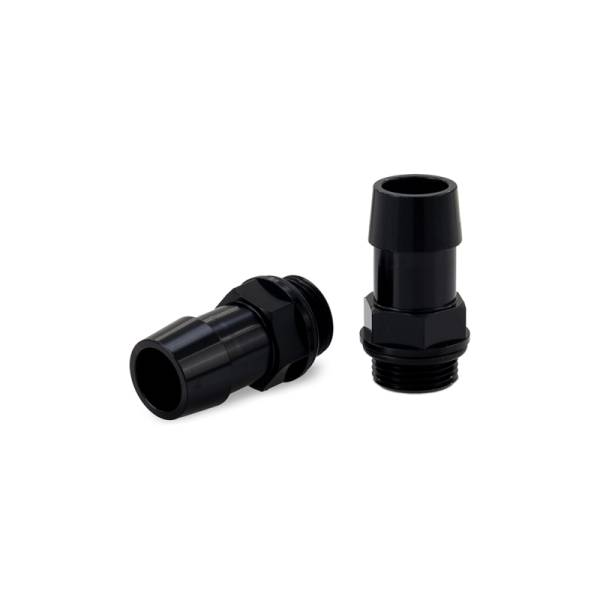 Mishimoto - Mishimoto MMFT-M20-34BK Mishimoto 2pcs. M20x1.5 3/4in Aluminum Catch Can Fitting - Black