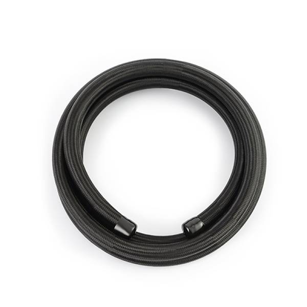 Mishimoto - Mishimoto MMSBH-06120-CB Mishimoto 10Ft Stainless Steel Braided Hose w/ -6AN Fittings - Black