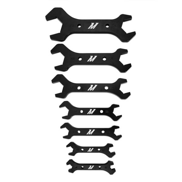 Mishimoto - Mishimoto MMTL-ANSET-7D Mishimoto Wrench Set 7pc. -AN3 to -AN20 (Black Anodized)