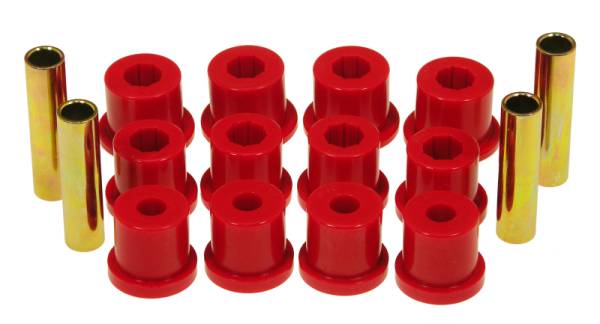 Prothane - Prothane 1-1009 Prothane 64-69 AMC 1.5 OD Spring & Shackle Bushings - Red