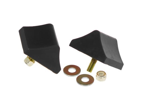 Prothane - Prothane 19-1312-BL Prothane Universal Bump Stop 1 1/2X2X1 3/4 Wedge - Black