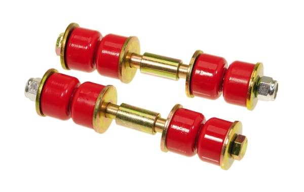 Prothane - Prothane 19-403 Prothane Universal End Link Set - 2 5/8in Mounting Length - Red