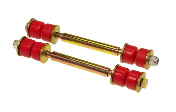 Prothane - Prothane 19-413 Prothane Universal End Link Set - 5 3/8in Mounting Length - Red