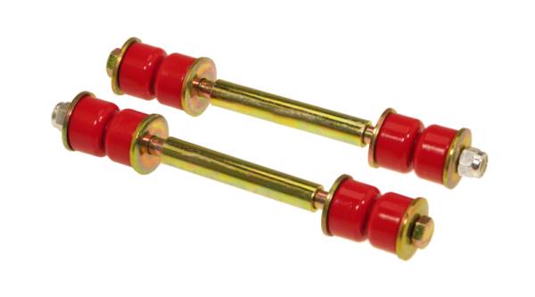Prothane - Prothane 19-416 Prothane Universal End Link Set - 5in Mounting Length - Red