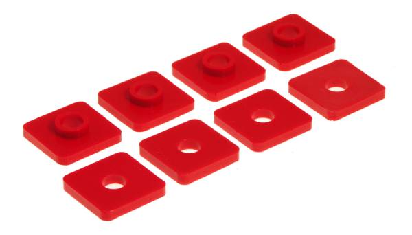 Prothane - Prothane 26-49017 Prothane 63-74.5 MG MGB Front Crossmember Mounts - Red
