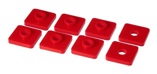 Prothane - Prothane 26-49021 Prothane 74.5-80 MG MGB Front Crossmember Mounts - Red