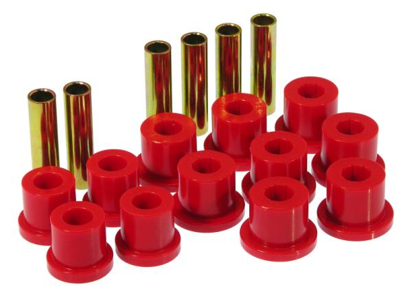 Prothane - Prothane 7-1002 Prothane 81-87 GM Rear Spring & Shackle Bushings (w/ 1 3/8in Bushings) - Red