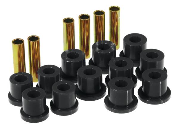 Prothane - Prothane 7-1002-BL Prothane 81-87 GM Rear Spring & Shackle Bushings (w/ 1 3/8in Bushings) - Black