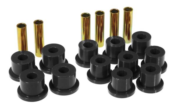Prothane - Prothane 7-1003-BL Prothane 73-87 GM Rear Spring & Shackle Bushings (w/ 1.5in Bushings) - Black
