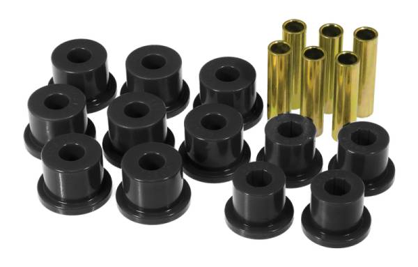 Prothane - Prothane 7-1005-BL Prothane 81-87 GM K30 Rear Spring & Shackle Bushings (w/ 1.5in OD Frame Shackle Bush) - Black