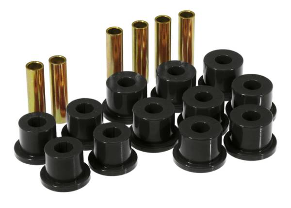 Prothane - Prothane 7-1008-BL Prothane 73-87 GM Rear Spring & Shackle Bushings (w/ 1.75in Bushings) - Black