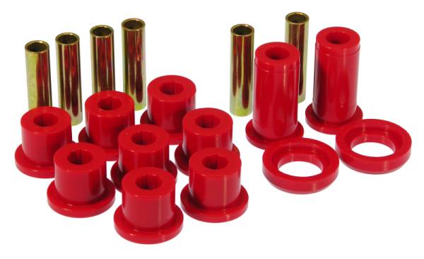 Prothane - Prothane 7-1016 Prothane 82-00 GM S-Series 2/4wd Rear Spring & Shackle Bushings - Red