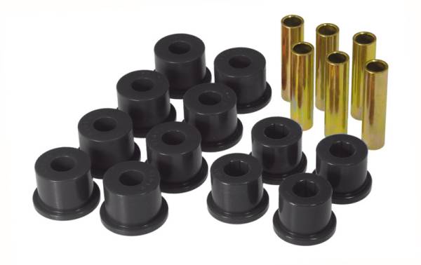 Prothane - Prothane 7-1054-BL Prothane GM Rear Spring & Shackle Bushings (w/ 1.5in OD Frame Shackle Bush) - Black