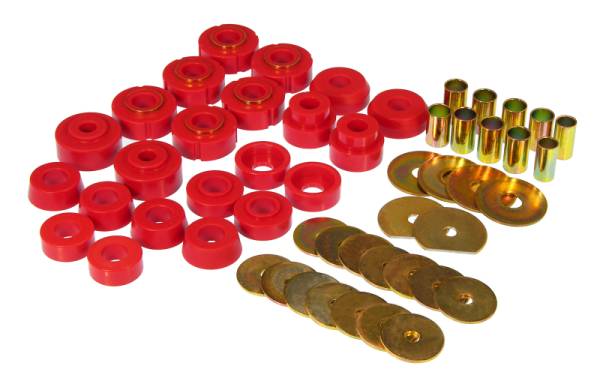 Prothane - Prothane 7-134 Prothane 65-70 GM Various 2dr Hardtop Body Mount - Red