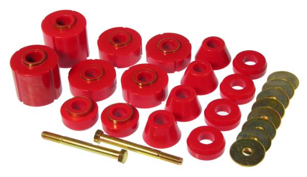 Prothane - Prothane 7-135 Prothane 75-79 GM 1/2 / 3/4 / 1T 2/4wd Body Mount - Red
