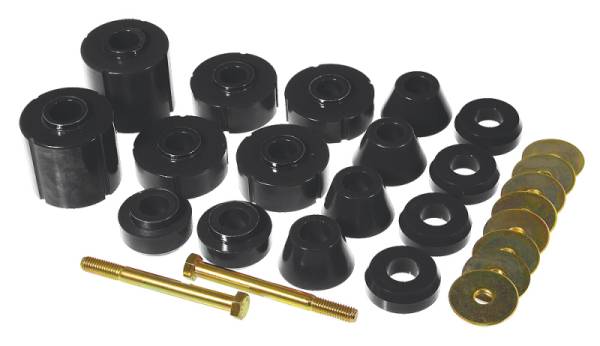 Prothane - Prothane 7-135-BL Prothane 75-79 GM 1/2 / 3/4 / 1T 2/4wd Body Mount - Black