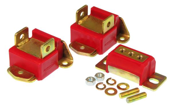 Prothane - Prothane 7-1902 Prothane GM Motor & Trans Mount Kit - Red
