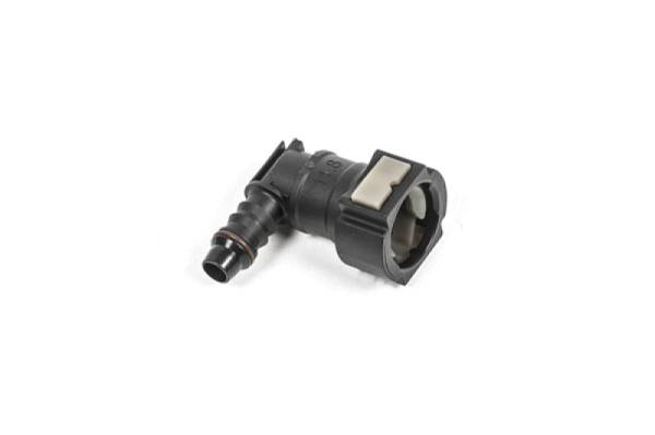 Radium Engineering - Radium Engineering 14-0802 Radium Engineering 12mm SAE Female Fitting to 90 Degree 3/8in Barb