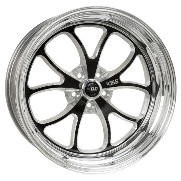 Weld - Weld 76HB0080N53A Weld S76 20x8 / 5x120mm BP / 5.3in. BS Black Wheel (High Pad) - Non-Beadlock
