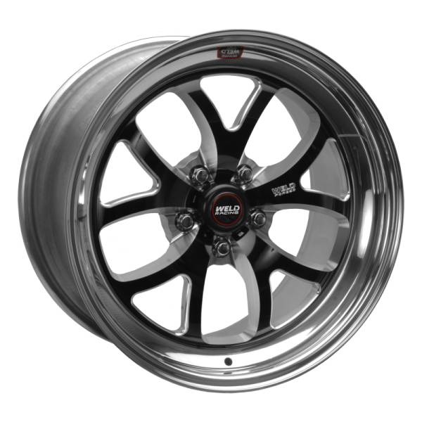 Weld - Weld 76HB8050W21A Weld S76 18x5 / 5x115mm BP / 2.1in. BS Black Wheel (High Pad) - Non-Beadlock
