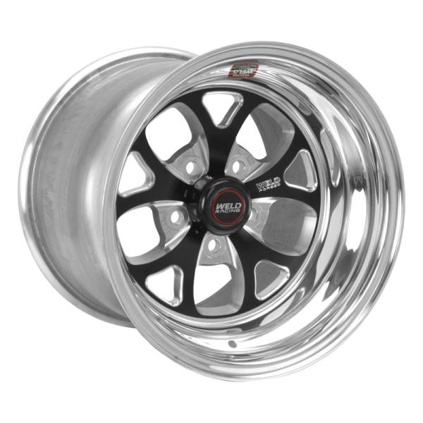 Weld - Weld 76LB-510B55A Weld S76 15x10.33 / 5x4.75 BP / 5.5in. BS Black Wheel (Low Pad) - Non-Beadlock