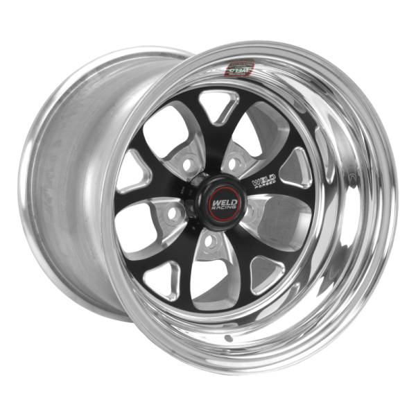 Weld - Weld 76LB-510N75A Weld S76 15x10.33 / 5x120mm BP / 7.5in BS Black Wheel (Low Pad) - Non-Beadlock