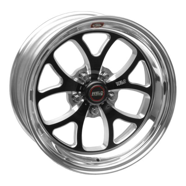 Weld - Weld 76LB7105A75A Weld S76 17x10.5 / 5x4.5 BP / 7.4in. BS Black Wheel (Low Pad) - Non-Beadlock