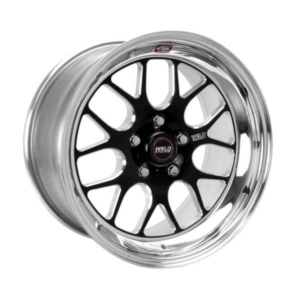 Weld - Weld 77LB7050A30A Weld S77 17x5 / 5x4.5 BP / 2.9in. BS Black Wheel (Low Pad) - Non-Beadlock