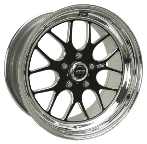 Weld - Weld 77LB8080B42A Weld S77 18x8 / 5x4.75 BP / 4.2in. BS Black Wheel (Low Pad) - Non-Beadlock