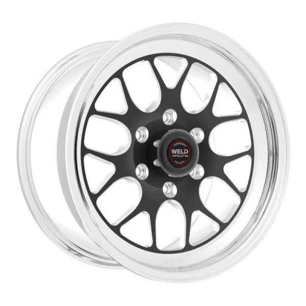 Weld - Weld 77LP0080E55A Weld S77HD 15x10 / 5x5.5 BP / 5.5in. BS Black Wheel (Low Pad)