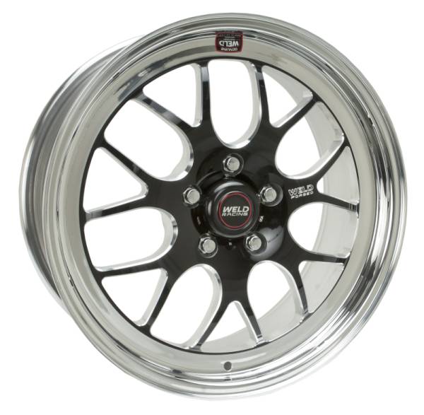 Weld - Weld 77MB8080A57A Weld S77 18x8 / 5x4.5 BP / 5.7in. BS Black Wheel (Medium Pad) - Non-Beadlock