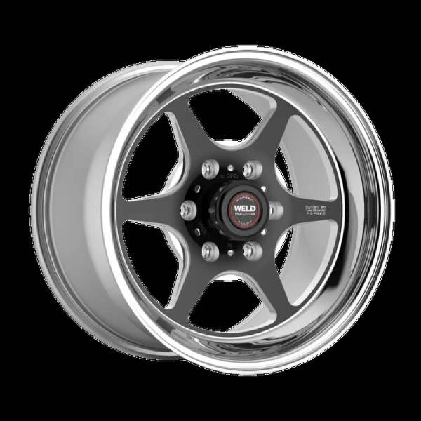 Weld - Weld 79LB0070Y45A Weld S79 HD S79 20x7in / 6x135 BP / 4.5in BS Black Center - Polished Shell Wheel