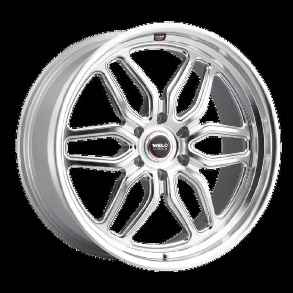 Weld - Weld S11429584P25 Weld Laguna 22x9.5 6 6x139.7 ET25 BS 6.23 - Gloss SIL MACH