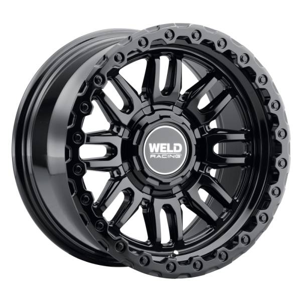 Weld - Weld W18479082450 Weld Off-Road Swift 17x9in - 8x165.1 BP - ET-12 - 125.1mm CB - Gloss Black Wheel & Ring