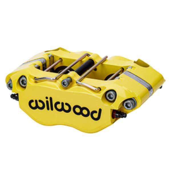 Wilwood - Wilwood 120-16687-Y Wilwood Narrow Dynapro 4.75in Mount 1.12/1.12in Pistons .950in Disc - Yellow Caliper