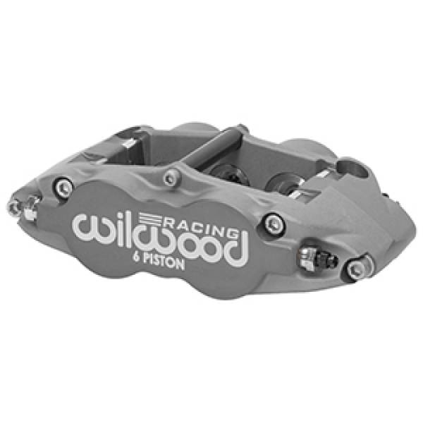 Wilwood - Wilwood 120-16845 Wilwood Caliper-FNSL6R-RH-Anodized 1.62/1.12/1.12in Pistons 1.10 Disc